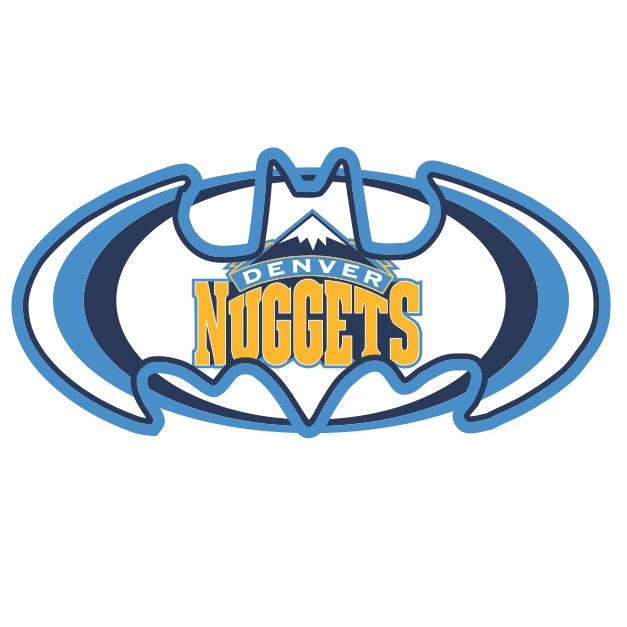 Denver Nuggets Batman Logo iron on transfers...